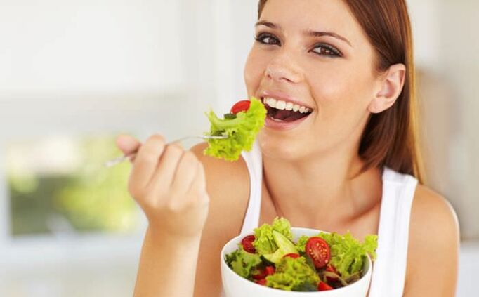 use of vegetable salad with psoriasis