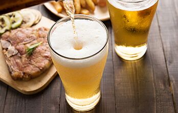 Beer should not be used in psoriasis